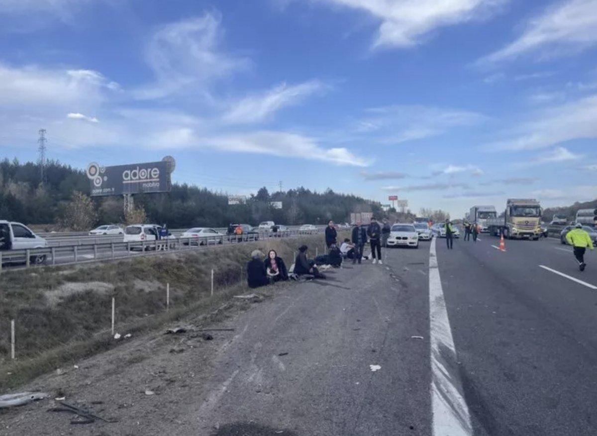 Bolu'da yolcu otobüsü devrildi