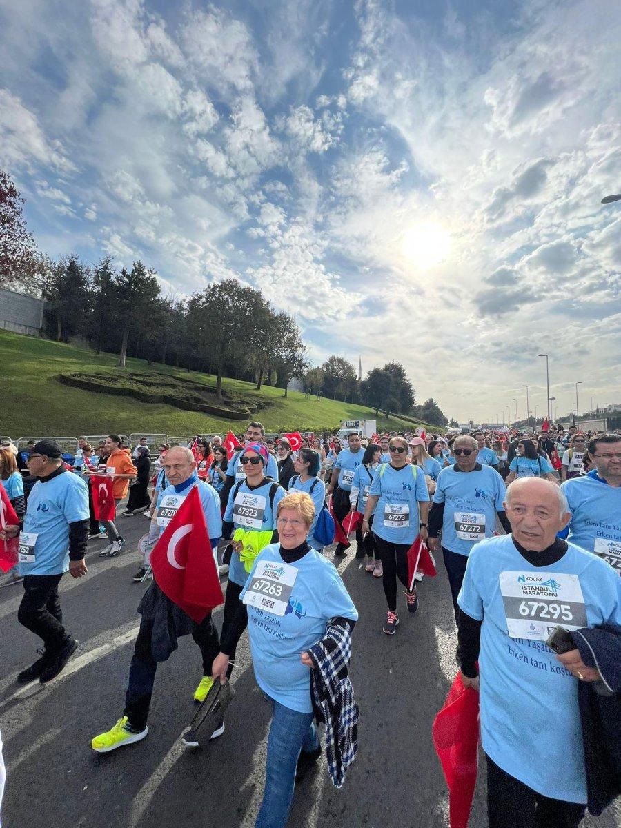 Akciğer kanserini yenen hastalar Avrasya maratonuna katıldı