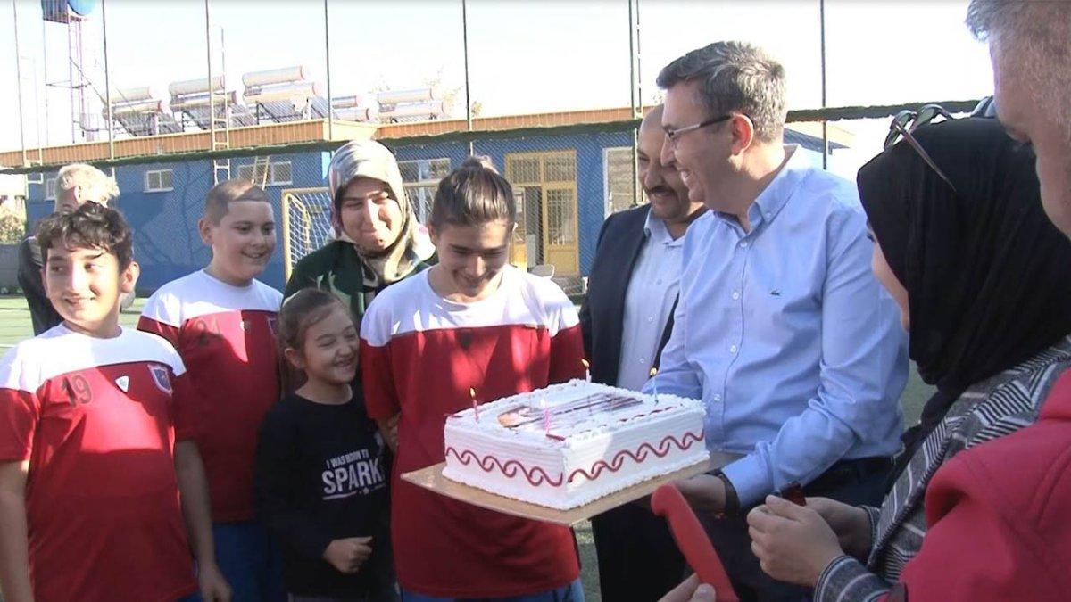 Kahramanmaraş'ta şehit çocuğuna doğum günü sürprizi