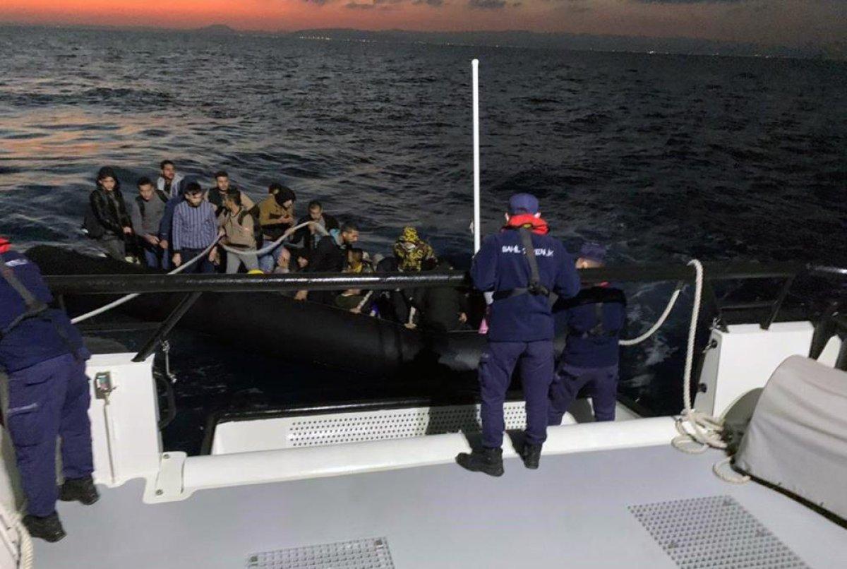 Muğla’da 72 düzensiz göçmen kurtarıldı