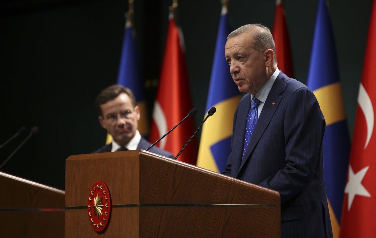 Cumhurbaşkanı Erdoğan'dan İsveç'e: Güvenlik kaygılarımız giderilmeli