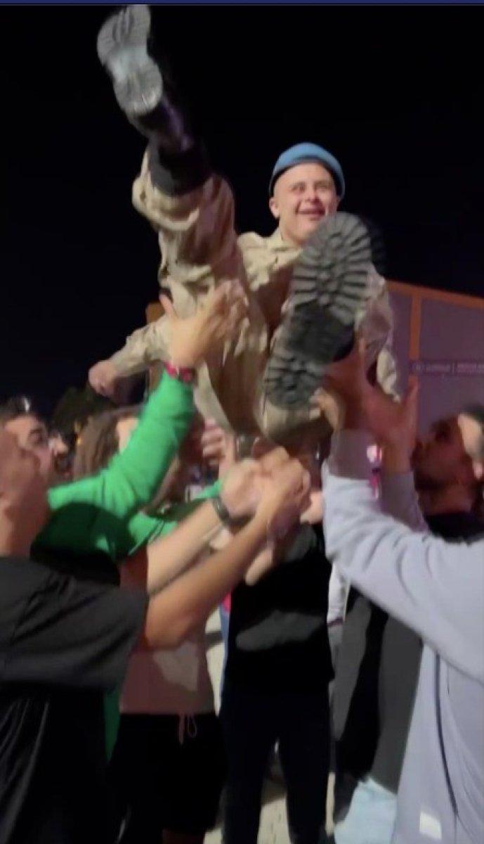 Antalya'da down sendromlu Niyazi'nin askerlik hayali gerçek oldu