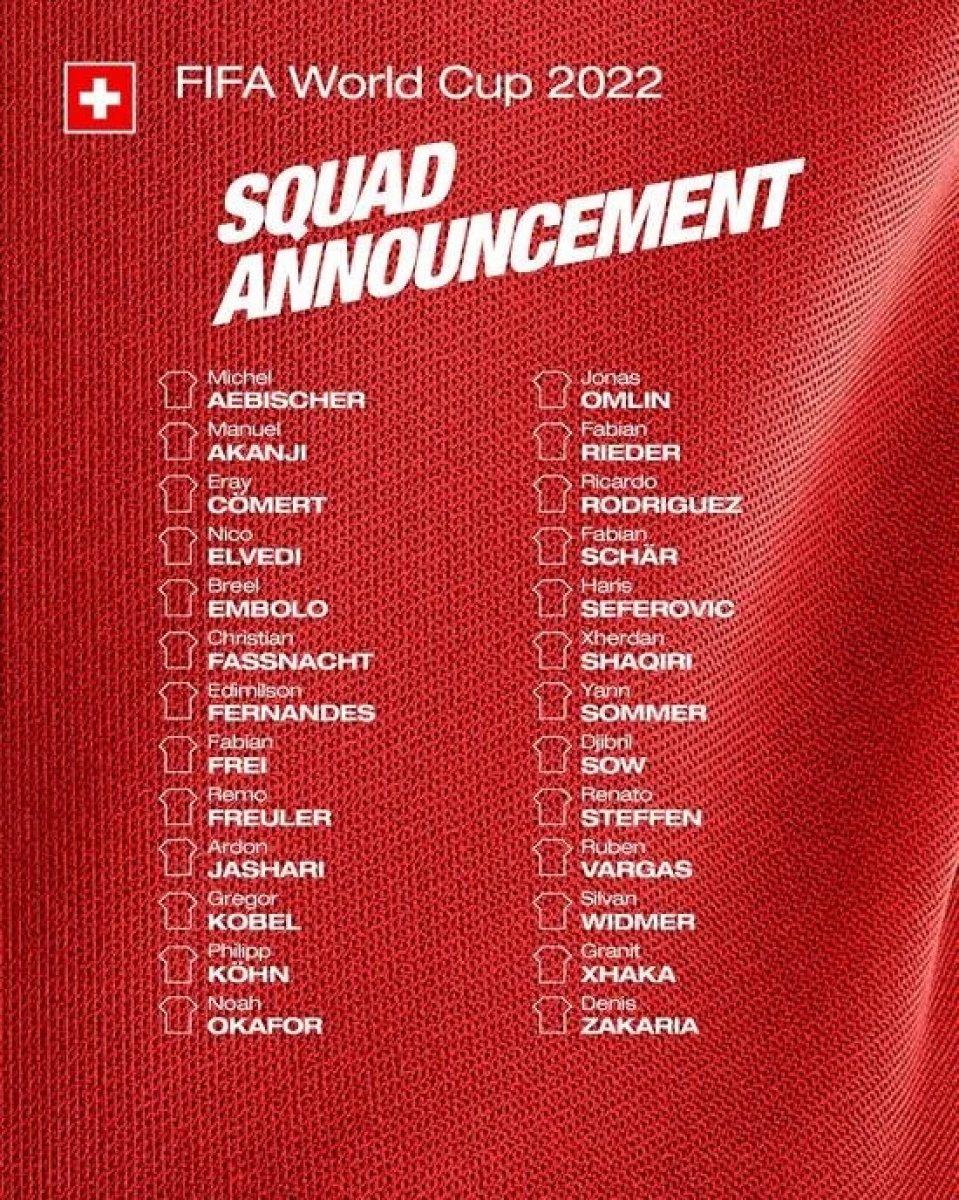 Haris Seferovic, İsviçre ile Dünya Kupası'nda oynayacak