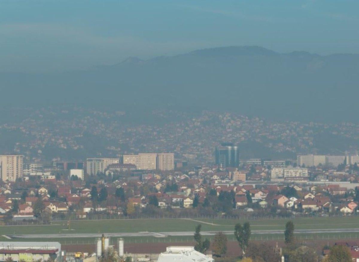 Saraybosna, dünyada hava kirliliğinin en yüksek olduğu ilk 10 şehir arasında