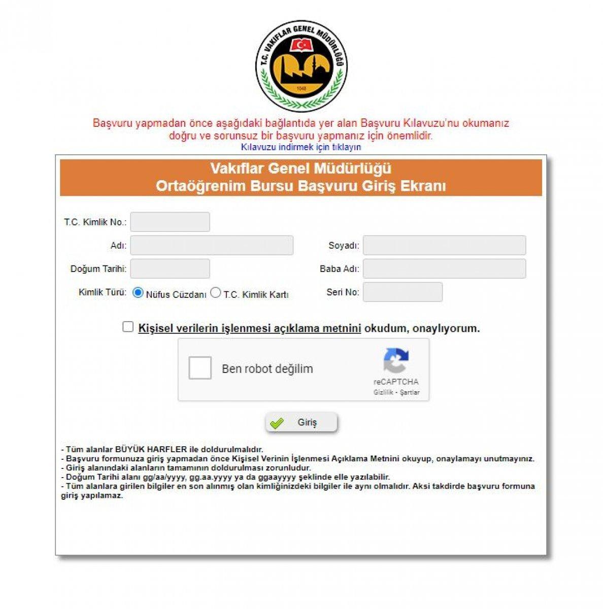 2022-2023 VGM burs başvurusu nasıl yapılır, kaç TL? VGM burs başvuru ekranı