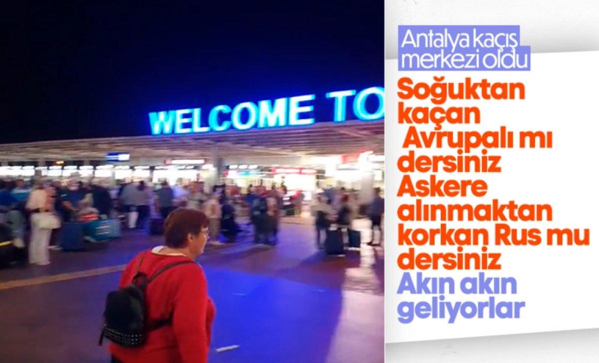 Avrupalılar, enerji krizinin ardından Antalya'ya akın etti