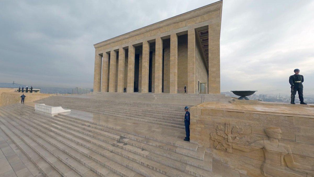 Atatürk'ün ebedi istirahatgahı Anıtkabir FPV drone'la görüntülendi