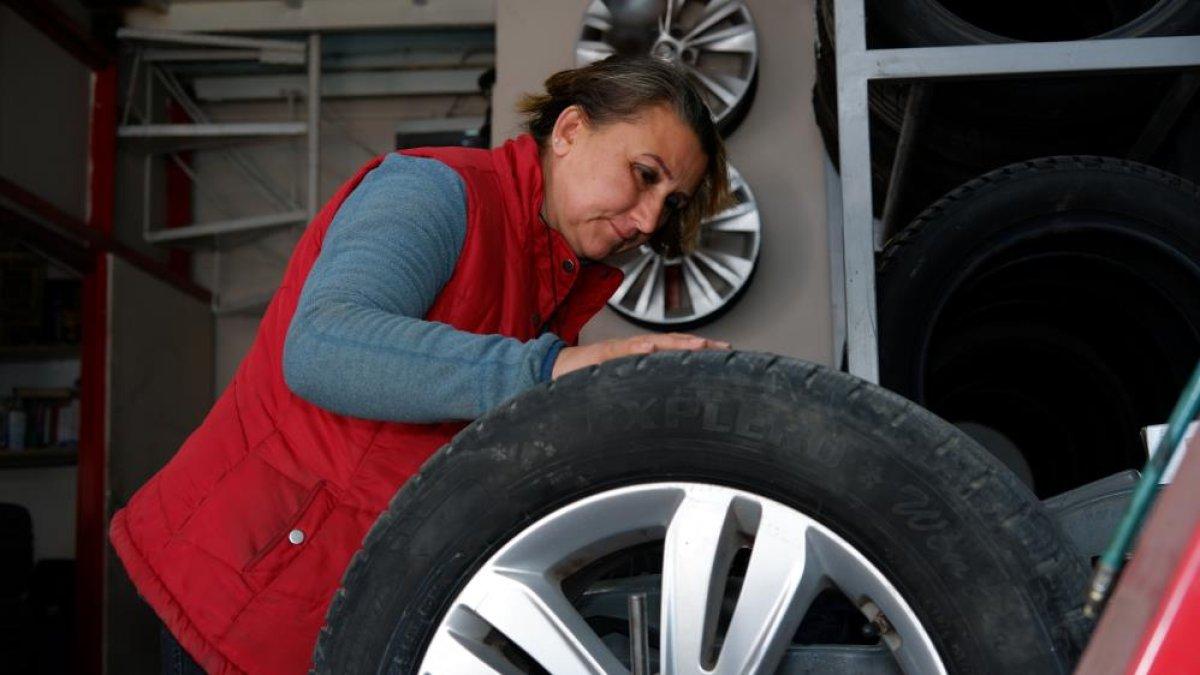 Edirne sanayisinde kış lastiği hareketliliği başladı