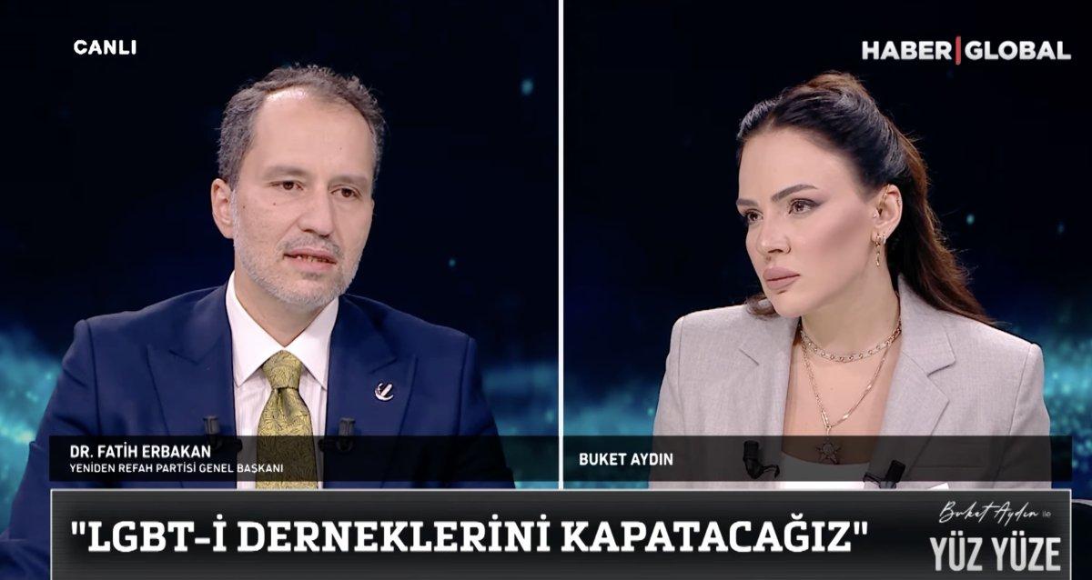 Fatih Erbakan: İktidara gelince LGBTİ derneklerini kapatacağız