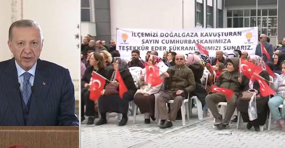 Cumhurbaşkanı Erdoğan'dan doğalgaz mesajı: 10 kuyudan 9'unun sondajı bitti