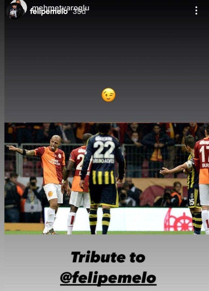 Melo'dan Emre Belözoğlu'na gönderme