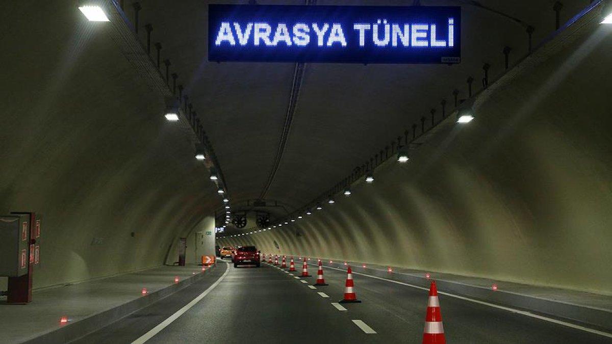 Avrasya Tüneli'nden geçiş rekoru kırıldı