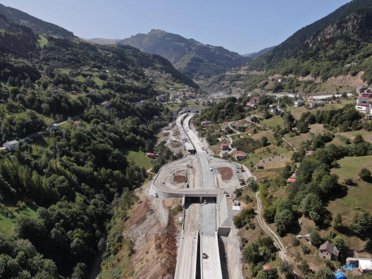 Yeni Zigana Tüneli nisan ayında hizmette