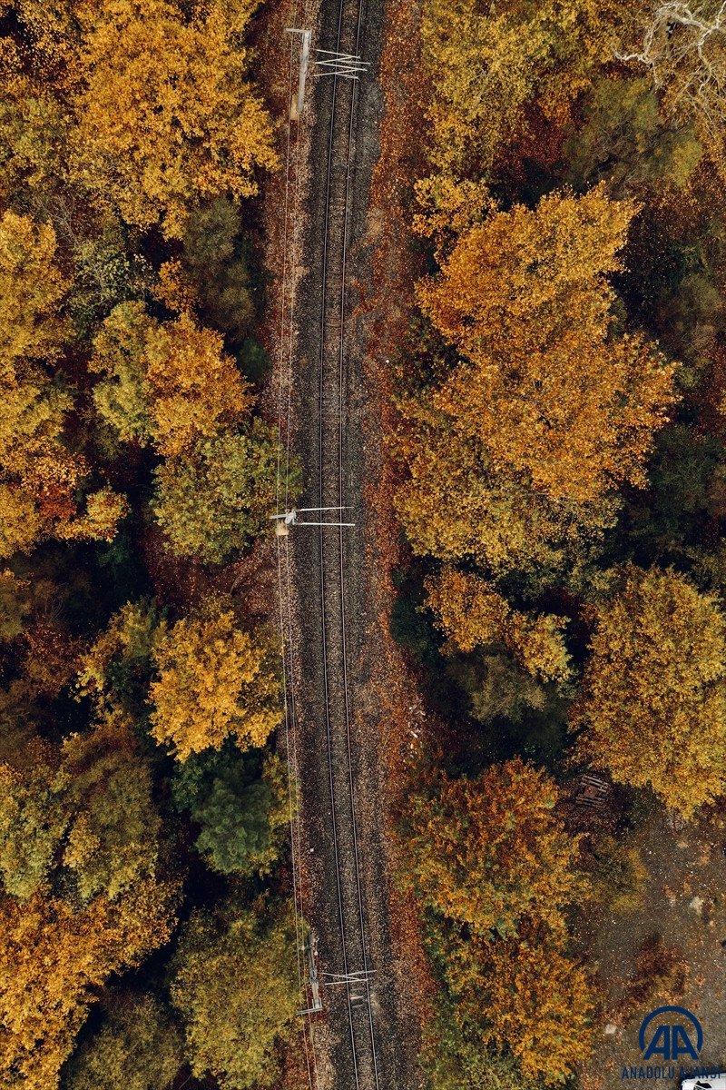 Adana'daki Belemedik Tabiat Parkı'ndan sonbahar manzaraları