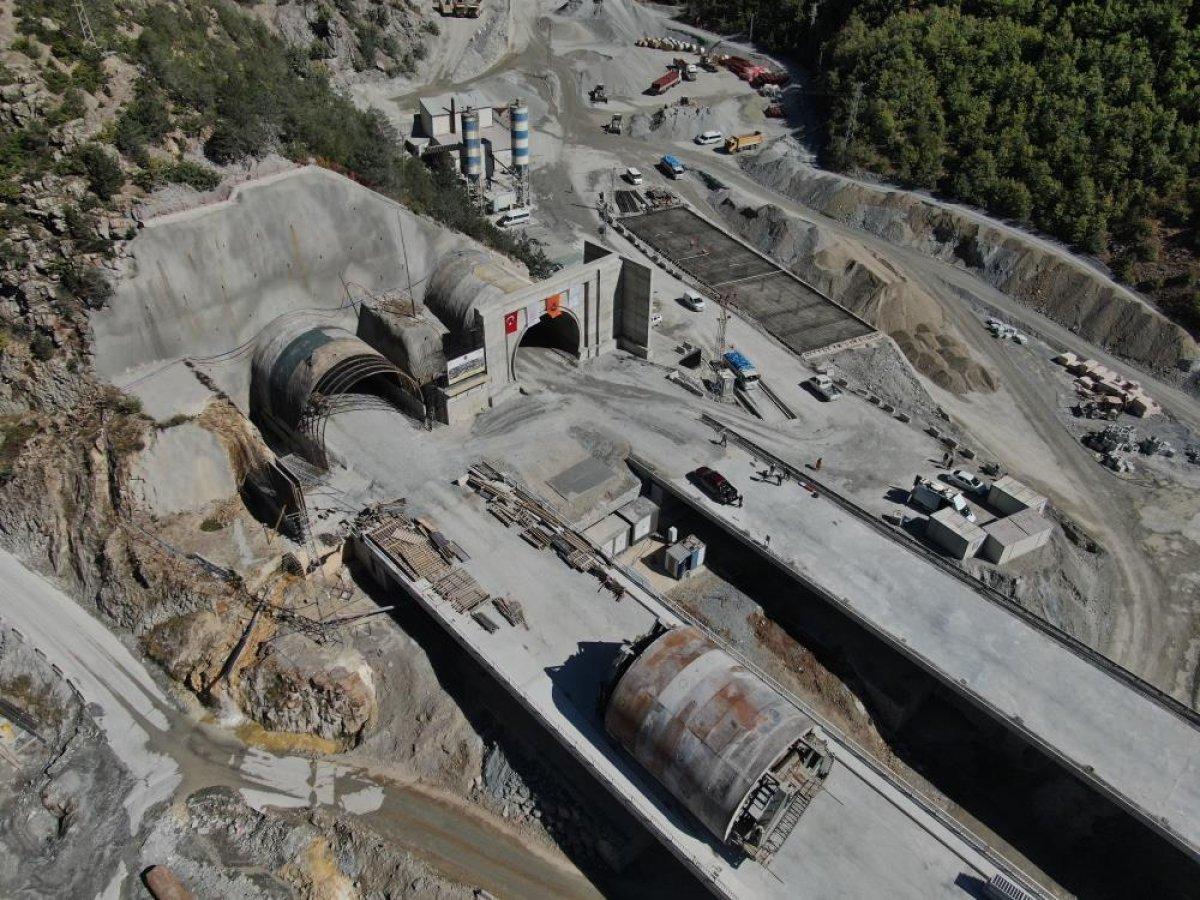 Yeni Zigana Tüneli nisan ayında hizmette