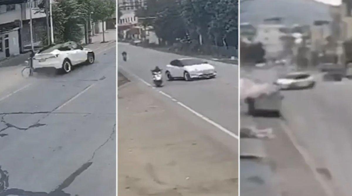 Çin'de Tesla kontrolünü kaybetti: 2 ölü, 3 yaralı