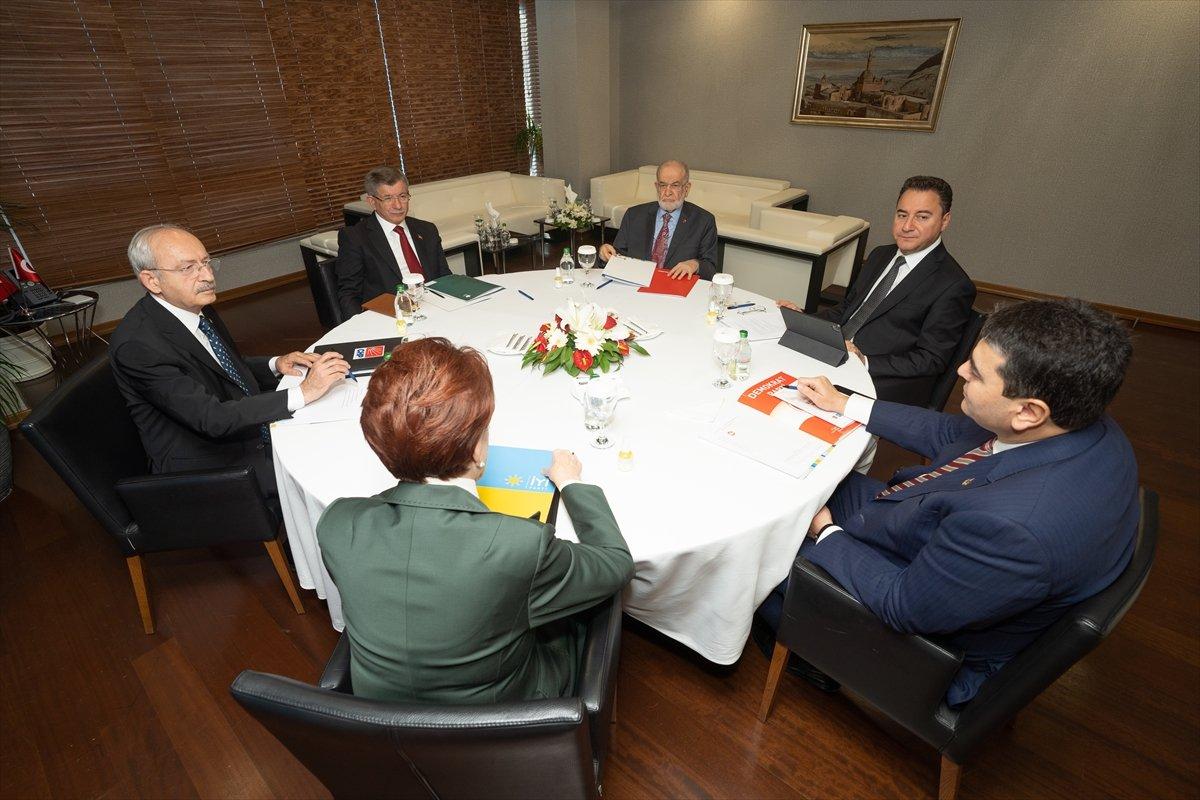 Altılı masadan terör saldırısına ilişkin ortak bildiri