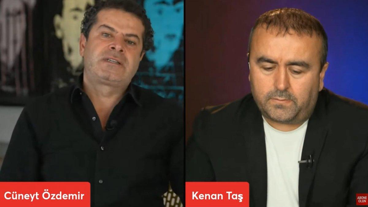 Cüneyt Özdemir ve Kenan Taş'ın canlı yayında zor anları