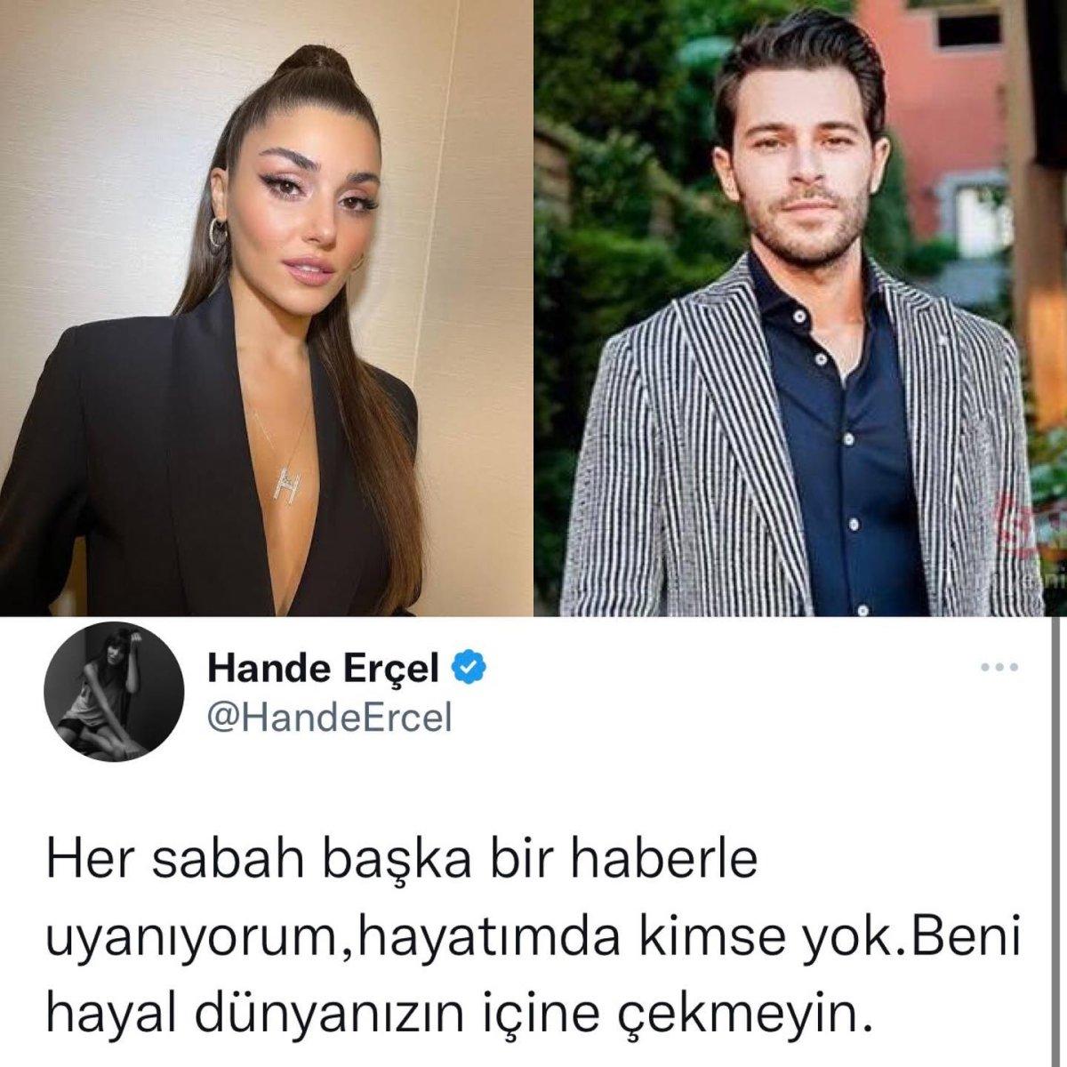 Hande Erçel'den Hakan Sabancı açıklaması