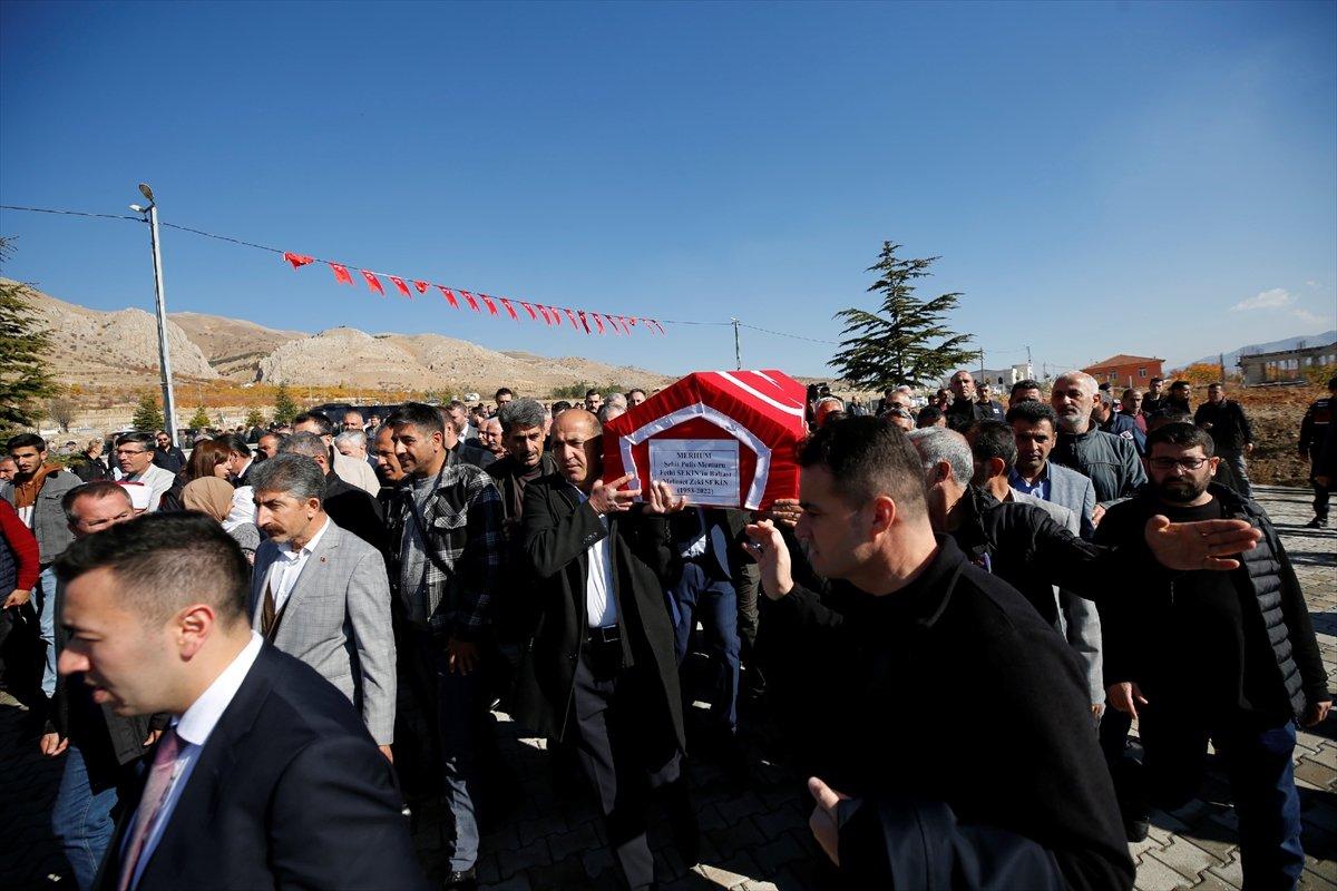 Şehit Fethi Sekin’in babası son yolculuğuna uğurlandı