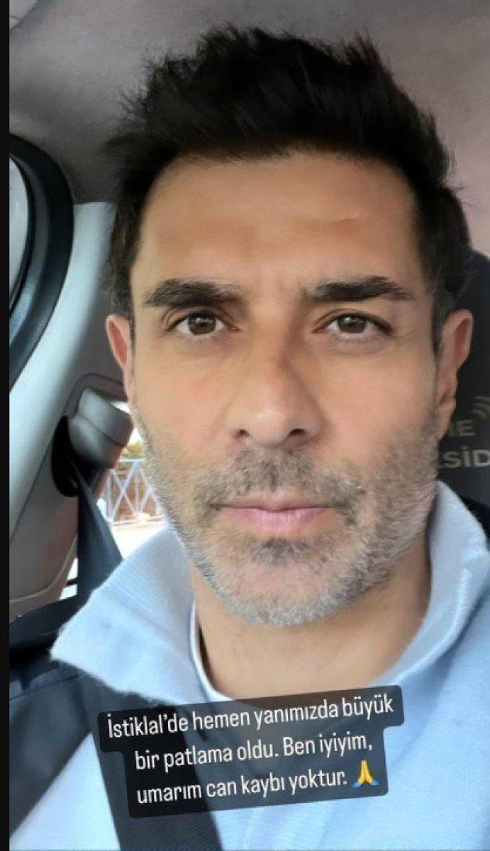 Cansel Elçin İstiklal'deki bombalı saldırıdan kıl payı kurtuldu