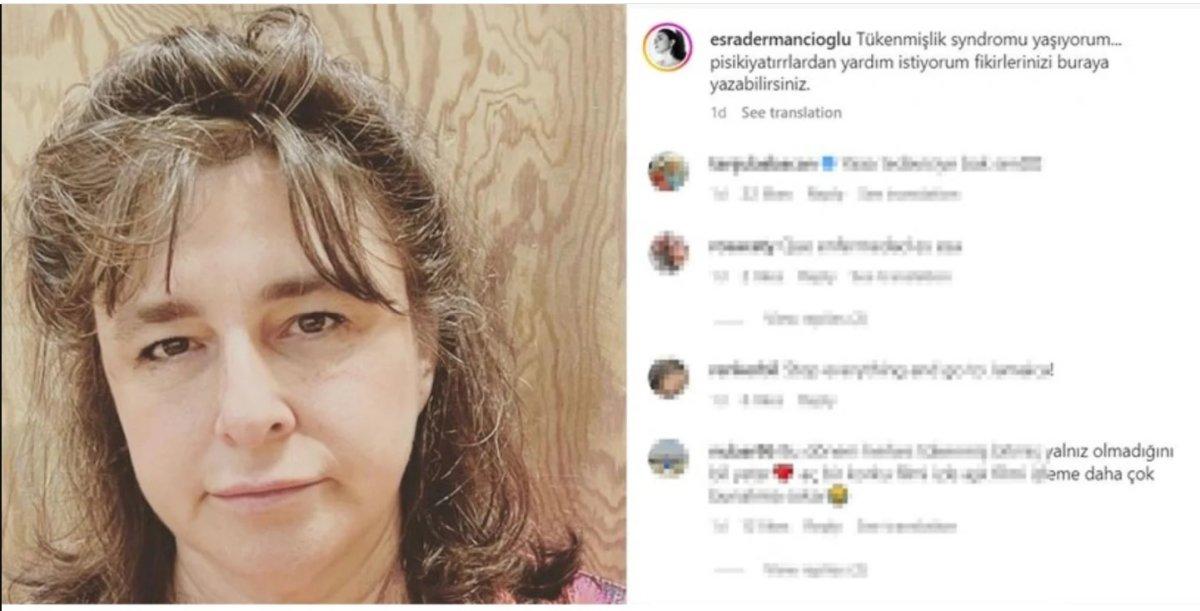 Esra Dermancıoğlu yardım istiyor