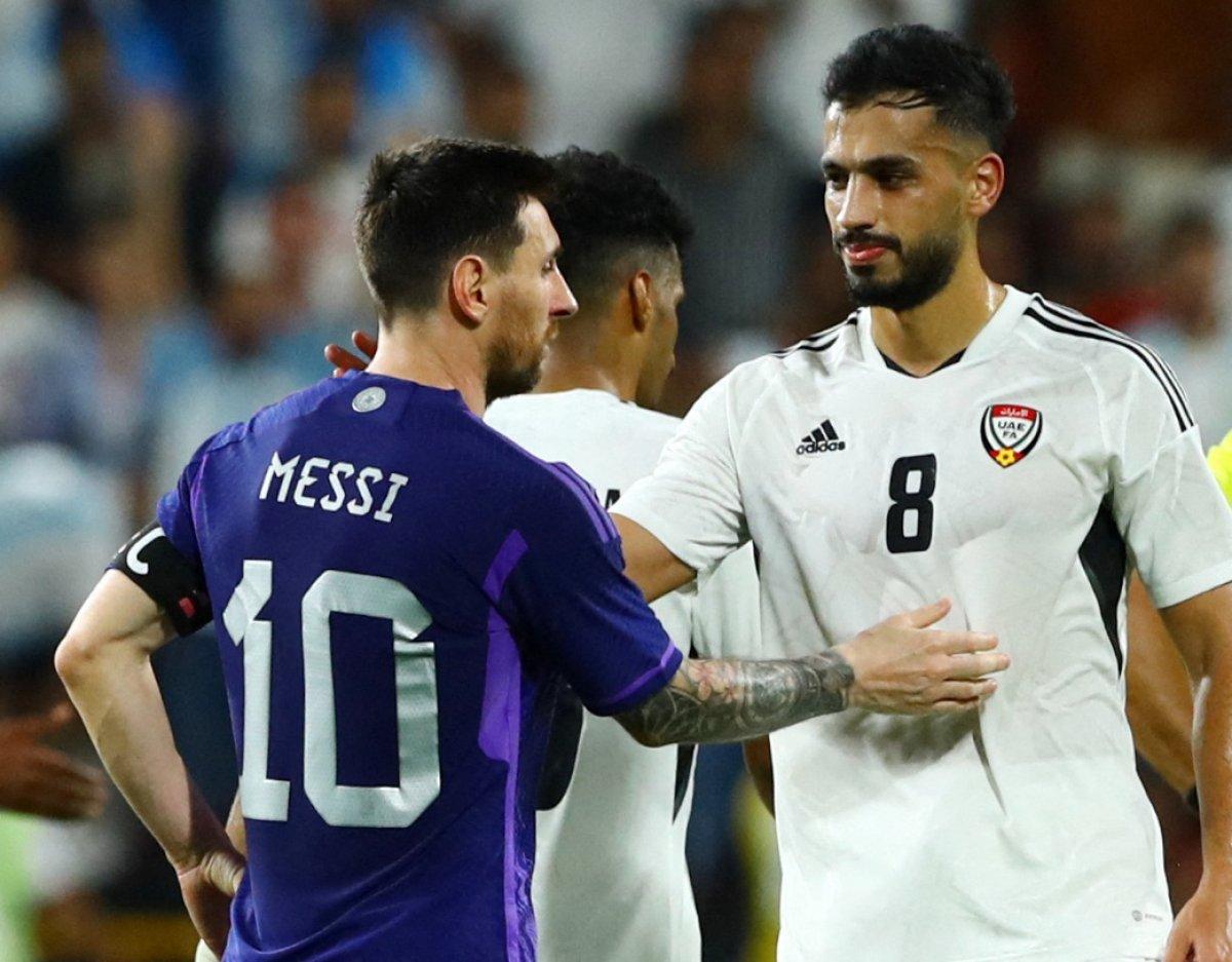 Arjantin, Birleşik Arap Emirlikleri'ni farklı geçti