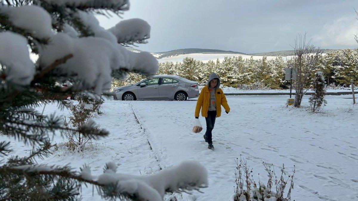 Kars'ta kar yağışı başladı
