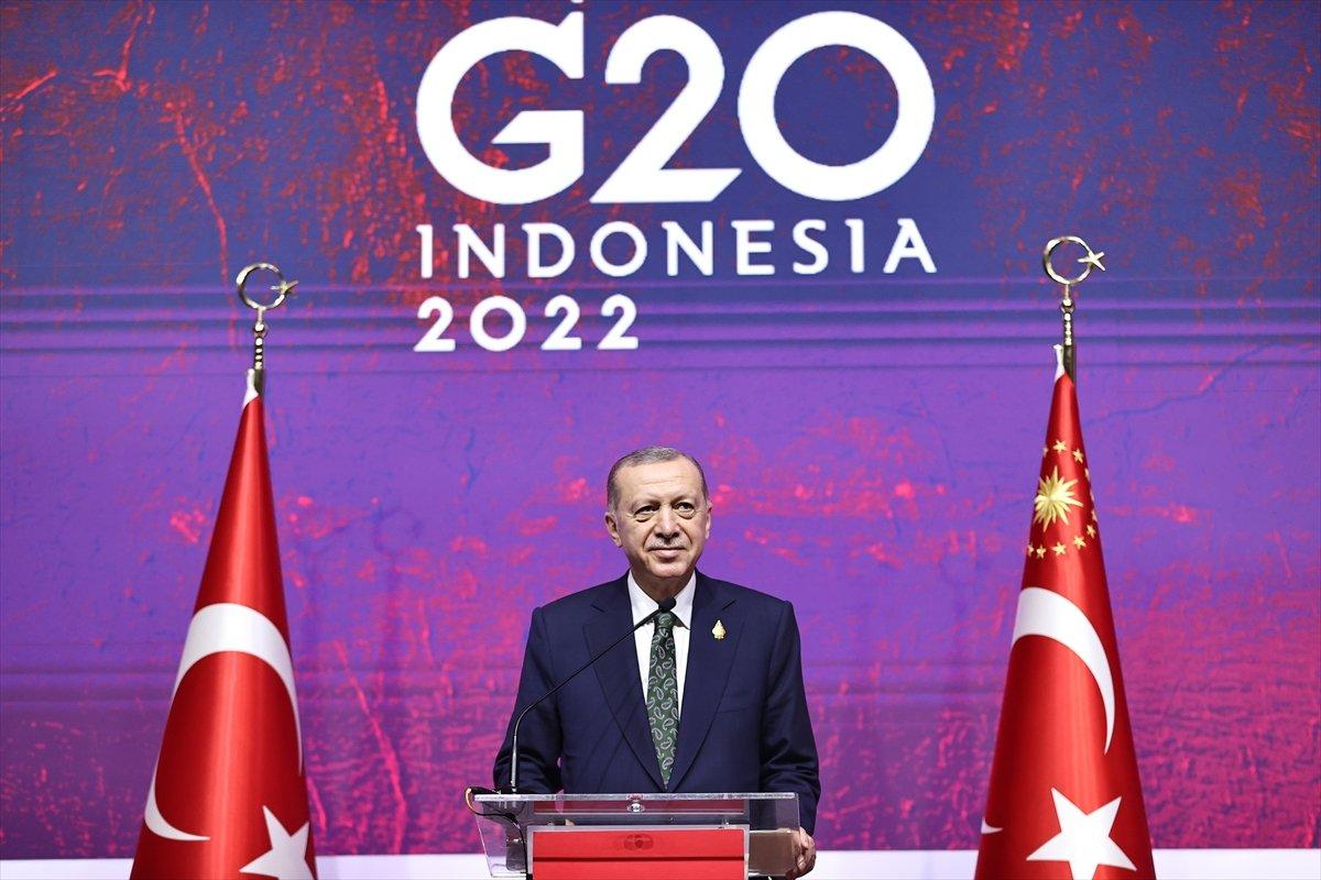 Cumhurbaşkanı Erdoğan'dan G20 Liderler Zirvesi paylaşımı