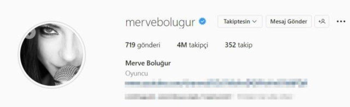 Merve Boluğur, her şeyi sildi