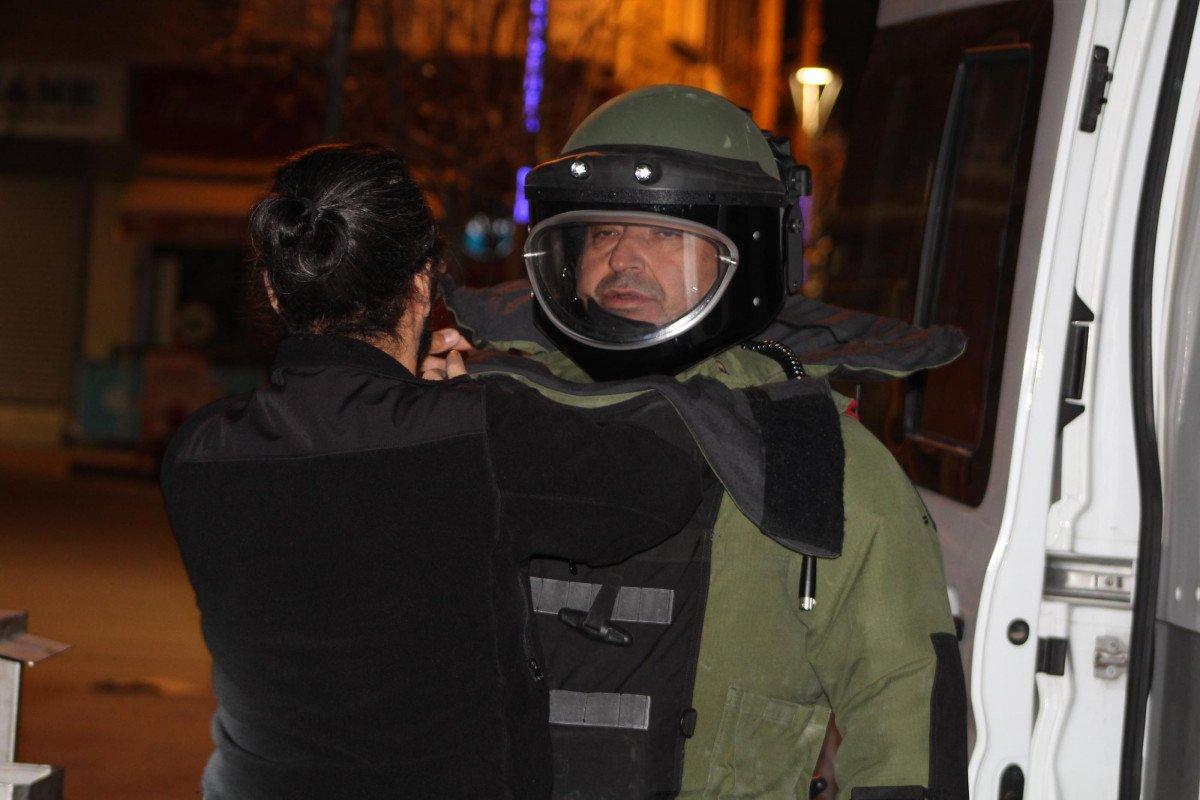 Nevşehir'de, patlatılan şüpheli valizden bidon çıktı