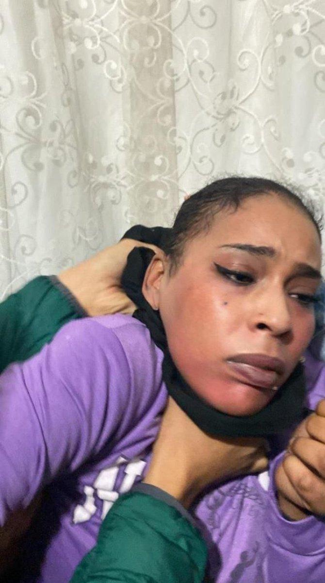 Ahlam Albashır'ın karı-koca kılığındaki Bilal Hassan'ın fotoğrafı