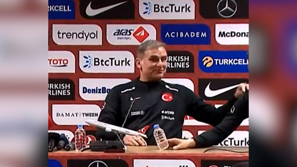 Stefan Kuntz, basın toplantısında sandalyeden düştü