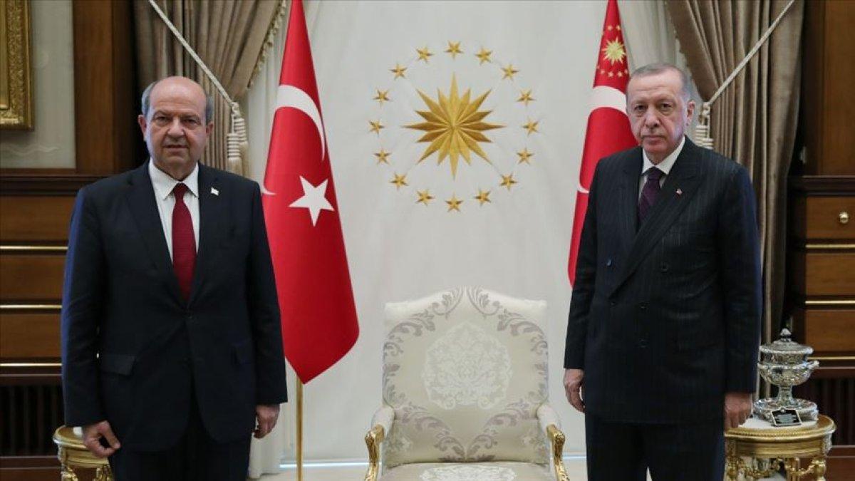 Cumhurbaşkanı Erdoğan, Ersin Tatar ile telefonda görüştü