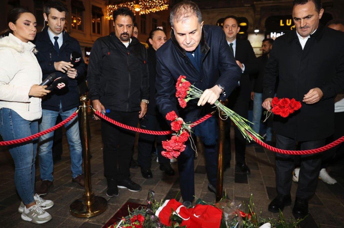 Ömer Çelik İstiklal Caddesi'nde konuştu: Terörü yenecek gücümüz var