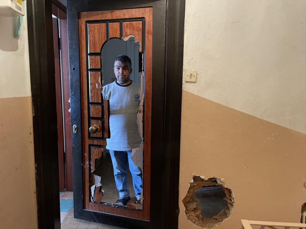 İstanbul'da kiracı - ev sahibi anlaşmazlığı: Balyozla kapıyı kırdı