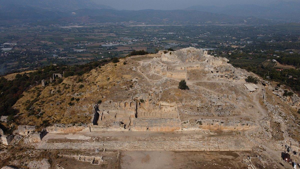 Muğla Tlos'ta tarihe ışık tutan kazı çalışmaları sürüyor