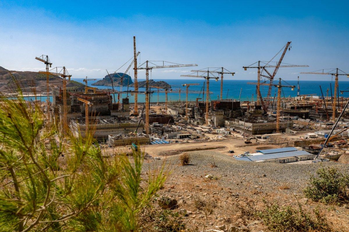 Türkiye'nin ilk nükleer güç santrali Akkuyu’da çalışmalar sürüyor