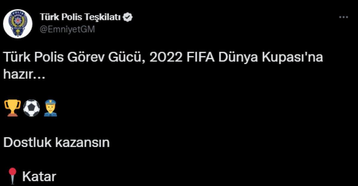 Türk polisi, Katar'da düzenlenecek olan Dünya Kupası'na hazır