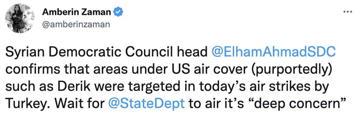 Amberin Zaman, PKK'ya yapılan operasyondan rahatsız