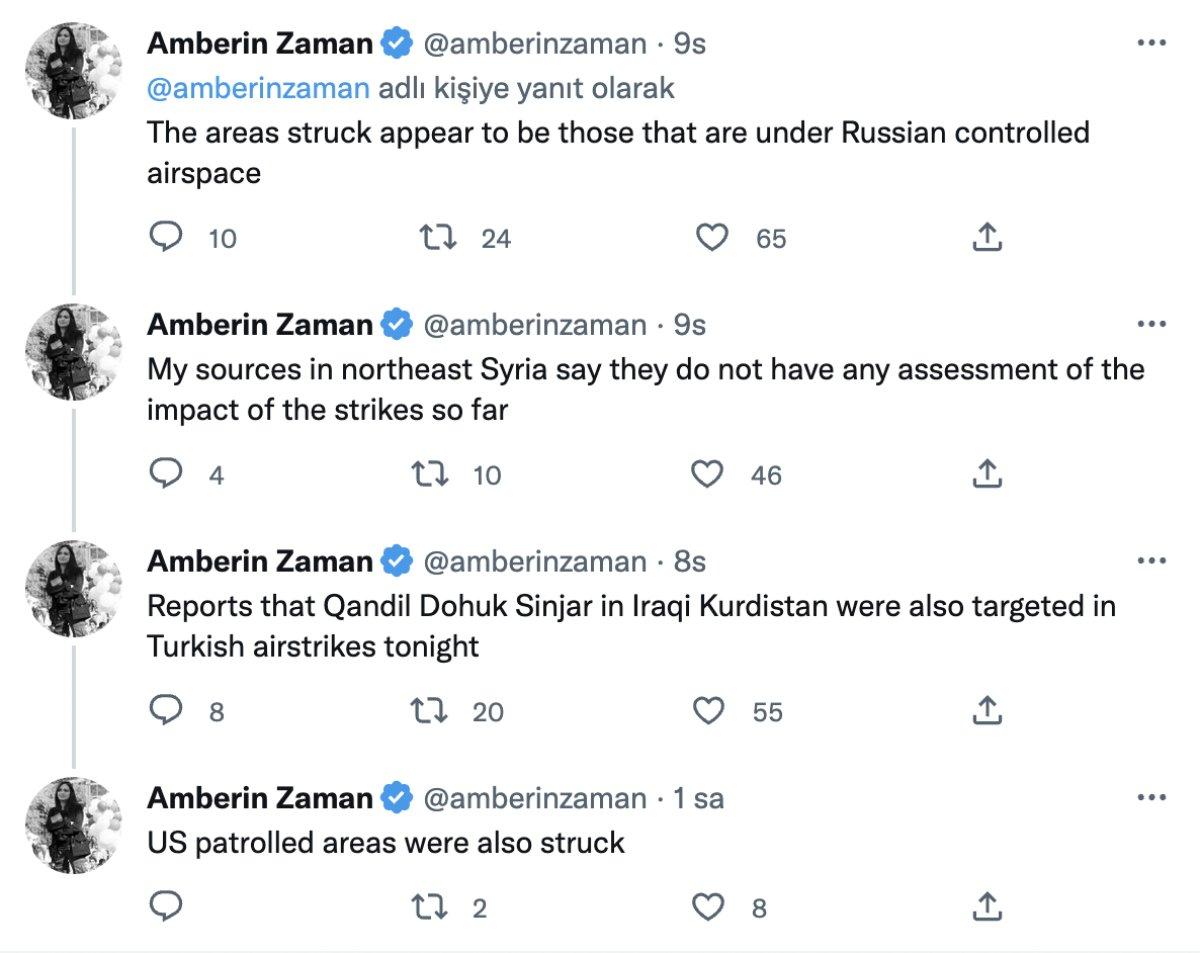 Amberin Zaman, PKK'ya yapılan operasyondan rahatsız