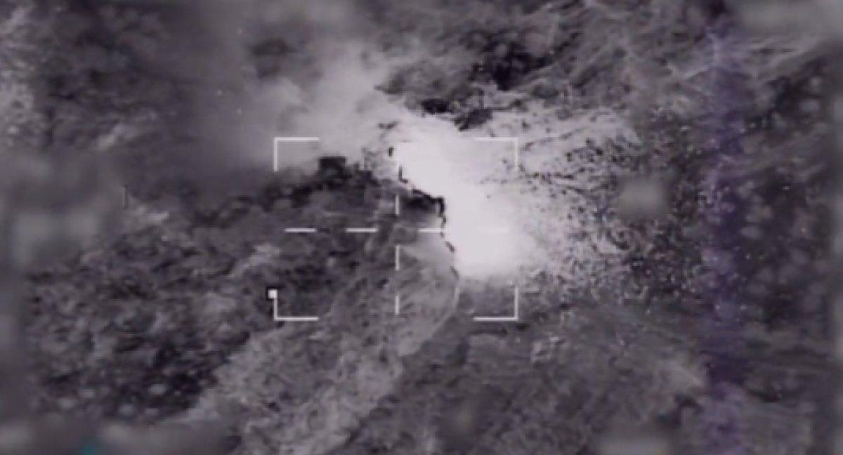 Terör mevzilerinin yerle bir edildiği anlar