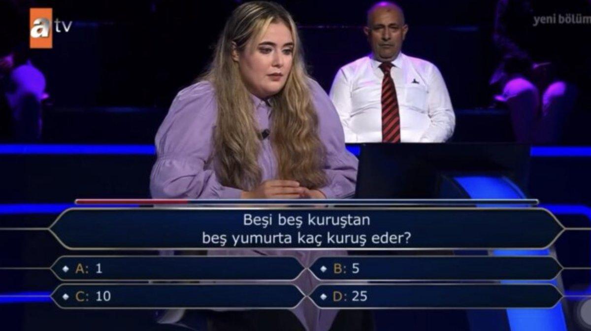 Kim Milyoner Olmak İster'de yarışmacıyı şaşırtan soru