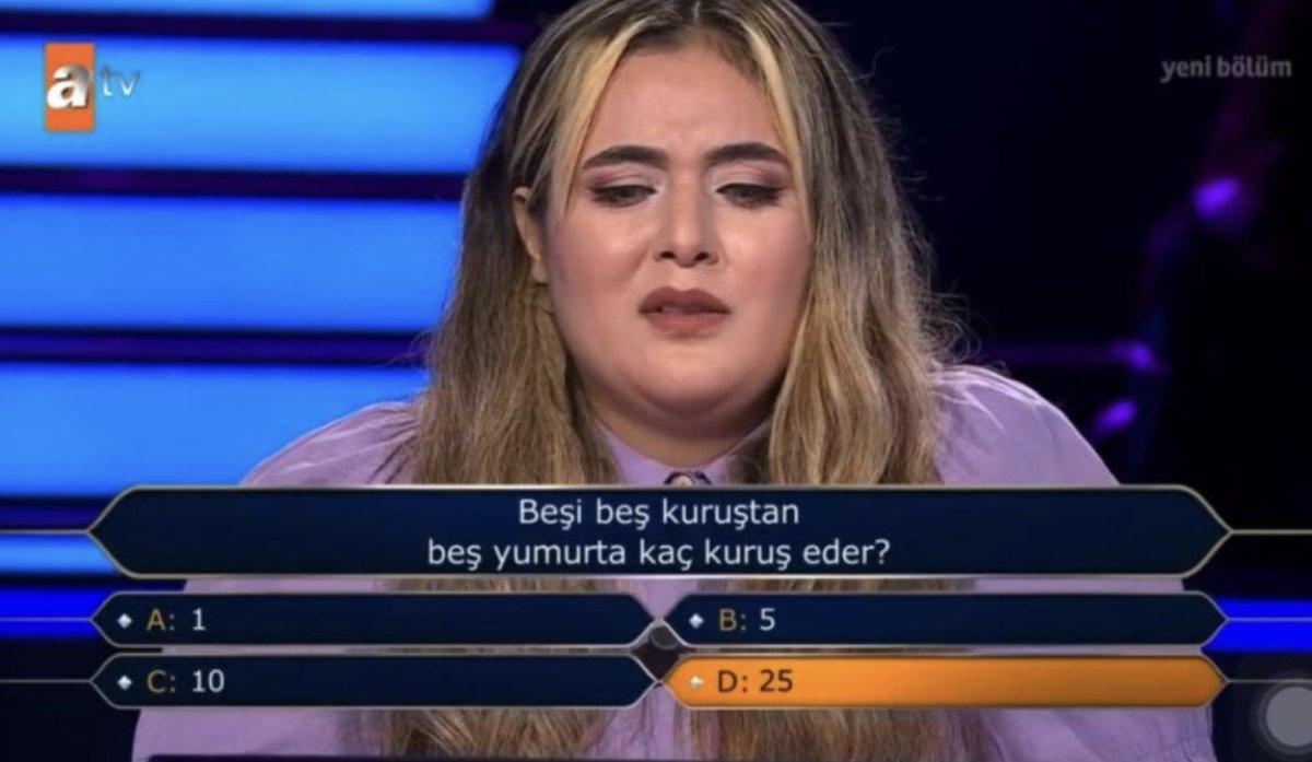 Kim Milyoner Olmak İster'de yarışmacıyı şaşırtan soru