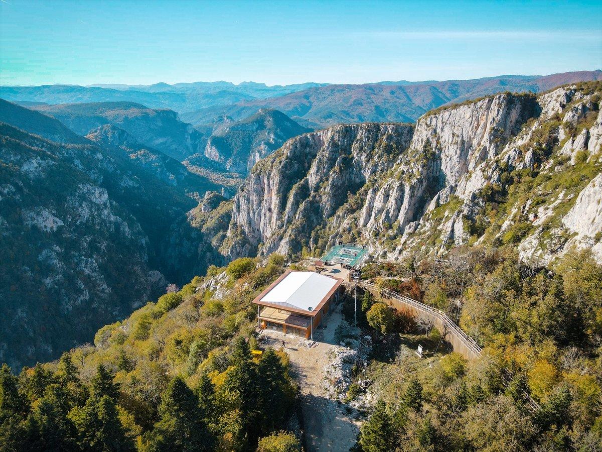 Kastamonu'daki cam terasa yoğun ilgi