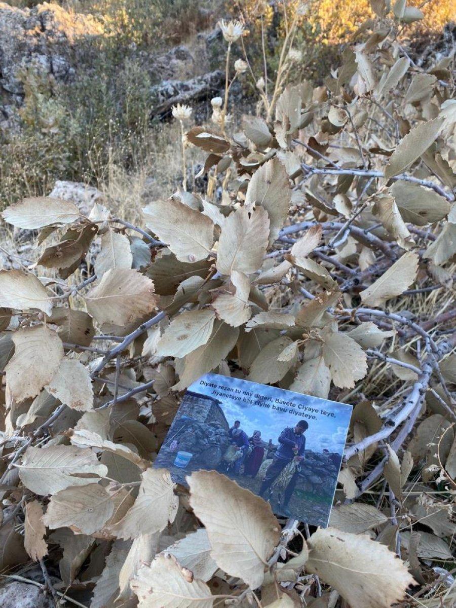 Mardin’de dağlara teröristler için broşür dağıtıldı
