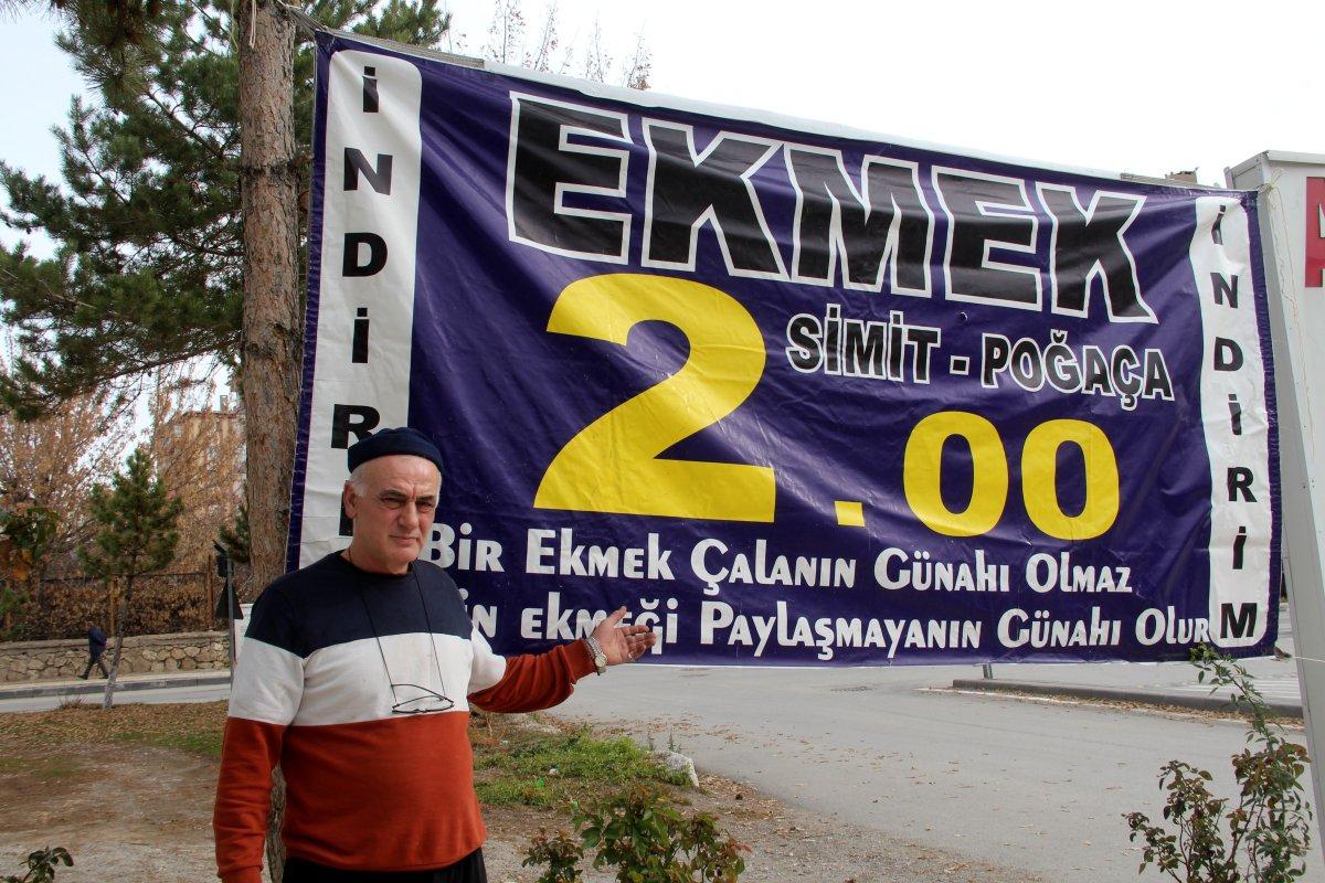 Sivas'ta ekmeği ucuz satan esnaf tehdit alıyor