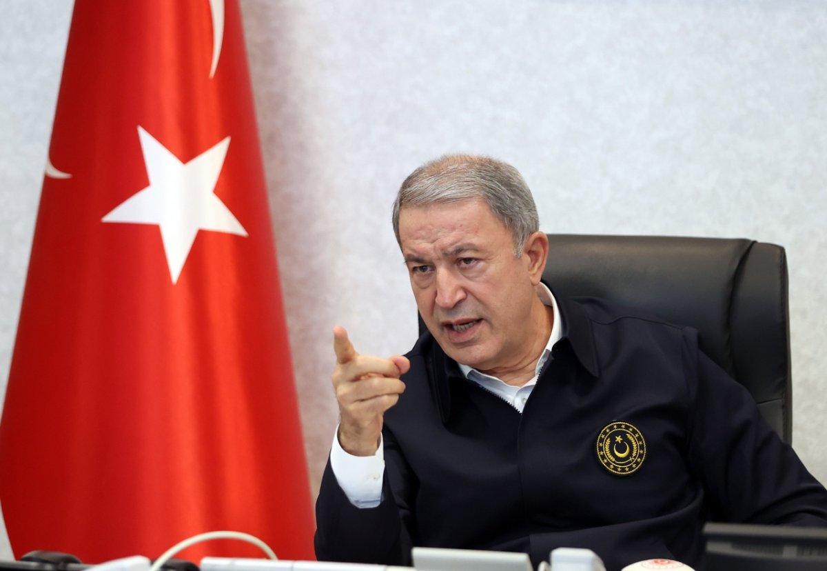 Cumhurbaşkanı Erdoğan, Hulusi Akar'dan harekat bilgisi aldı