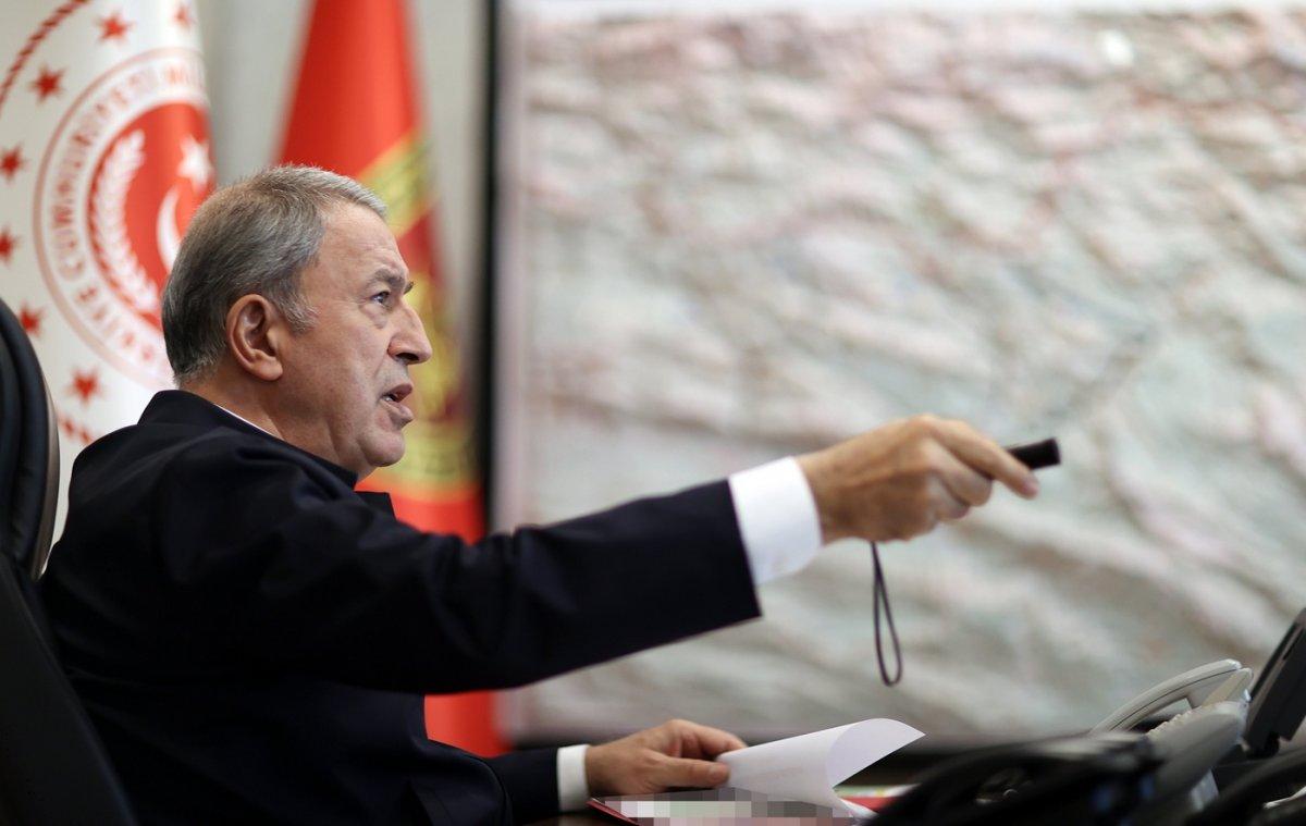 Hulusi Akar: Pençe-Kılıç Harekatı'nda 184 terörist etkisiz hale getirildi