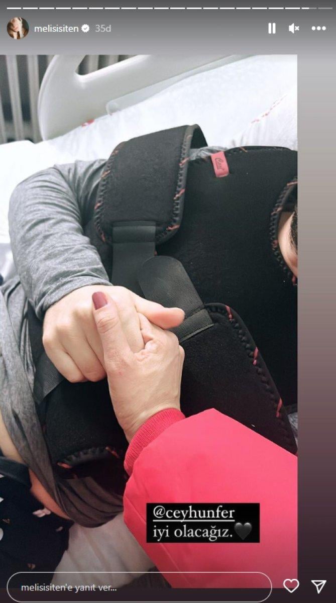 Melis İşiten yaralı arkadaşlarını ziyaret etti